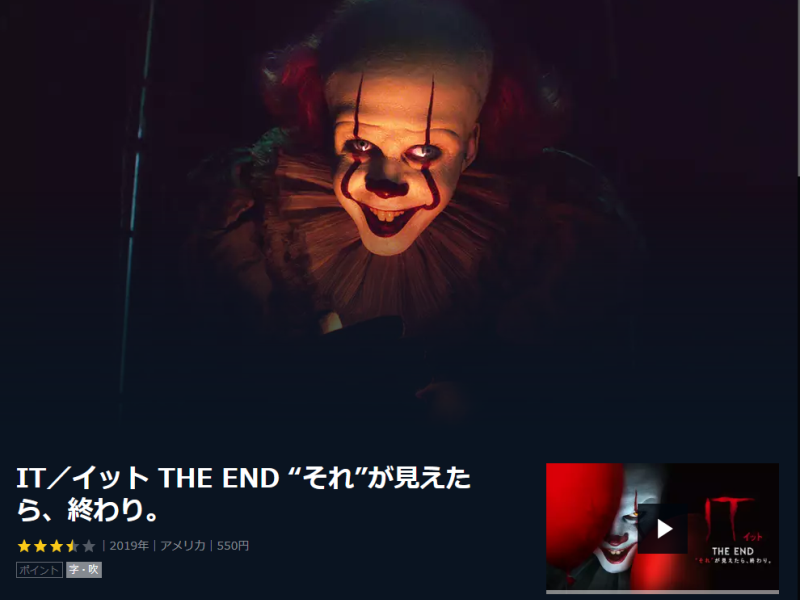 IT／イット THE END“それ”が見えたら、終わり。